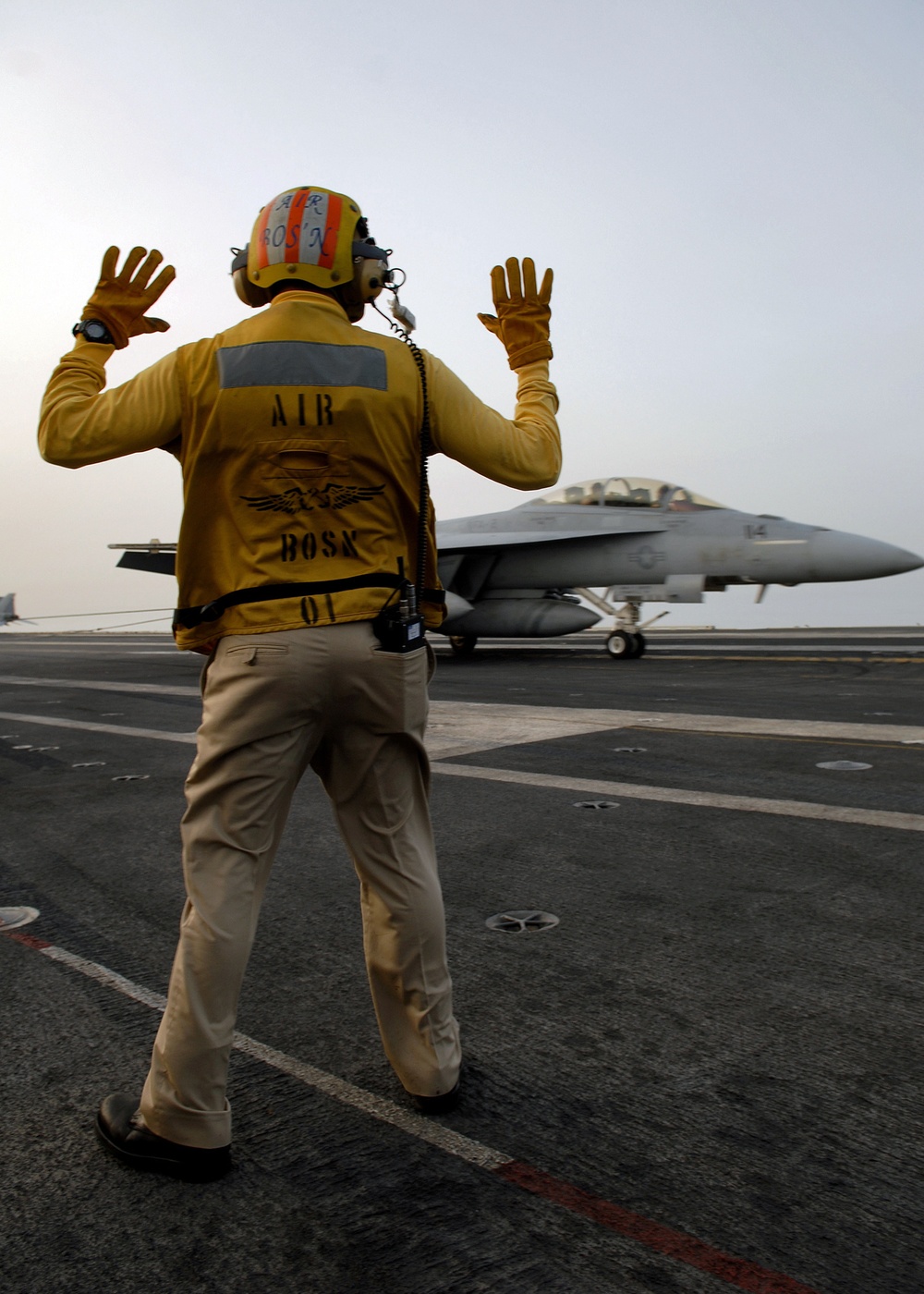 Flight operations aboard USS Abraham Lincoln