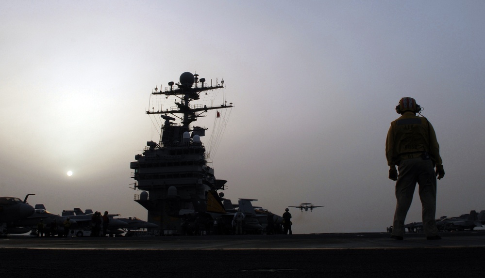 Flight operations aboard USS Abraham Lincoln