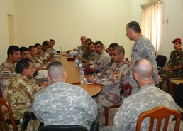 Iraqi army division conducts inaugural command sergeants major conference