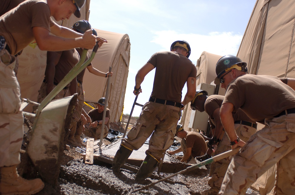 Construction Work at Camp Lemonier