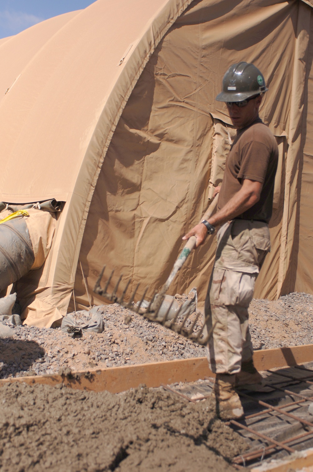 Construction Work at Camp Lemonier
