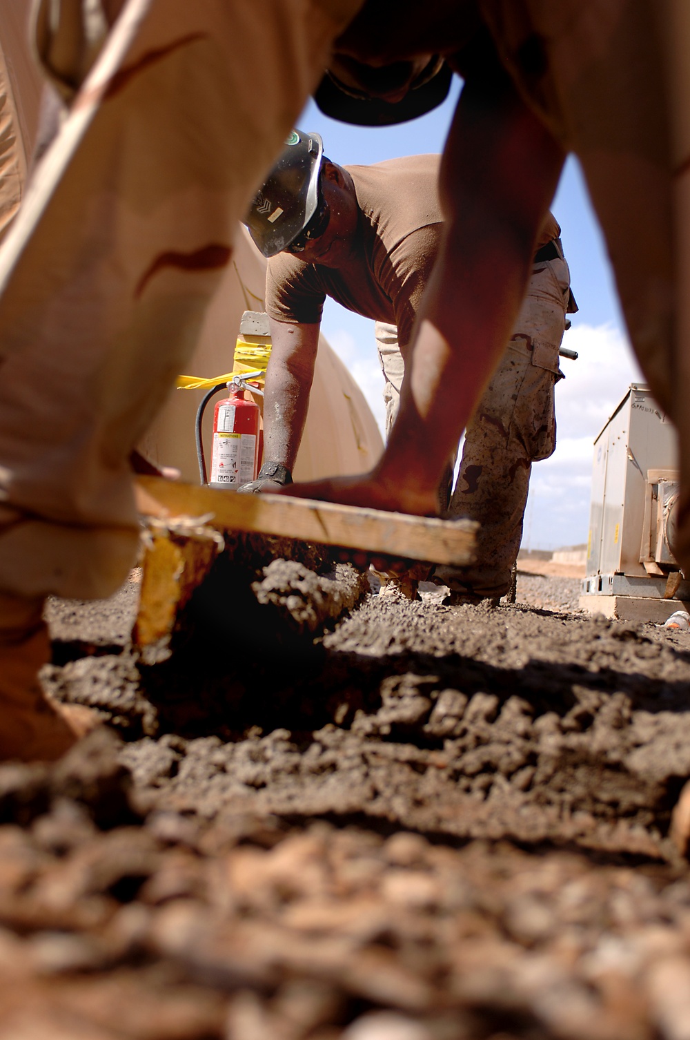 Construction Work at Camp Lemonier