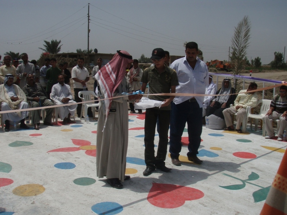 Bridge linking Busayefi to Hawr Rajab opened