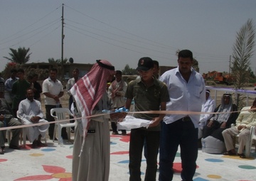 Bridge linking Busayefi to Hawr Rajab opened
