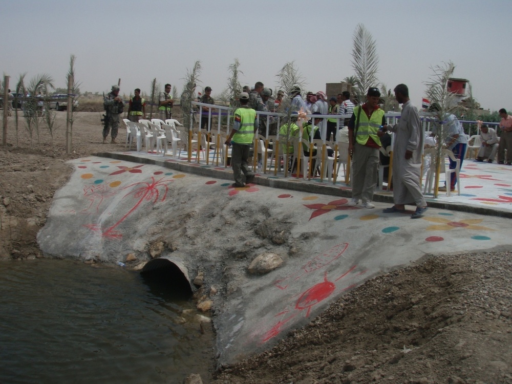Bridge linking Busayefi to Hawr Rajab opened