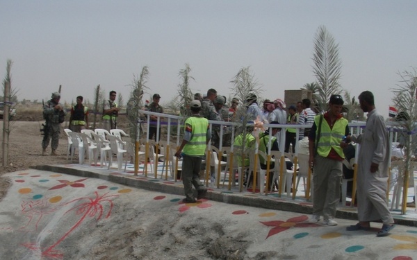 Bridge linking Busayefi to Hawr Rajab opened
