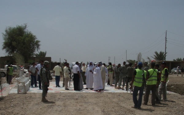 Bridge linking Busayefi to Hawr Rajab opened