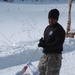 Army instructors teach elementary kids