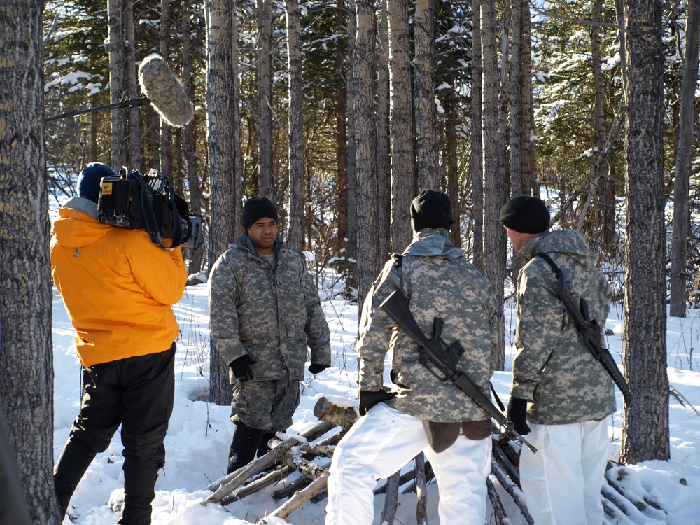 Ft. Wainwright soldiers participate in TV show filming