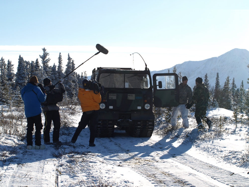 Ft. Wainwright soldiers participate in TV show filming