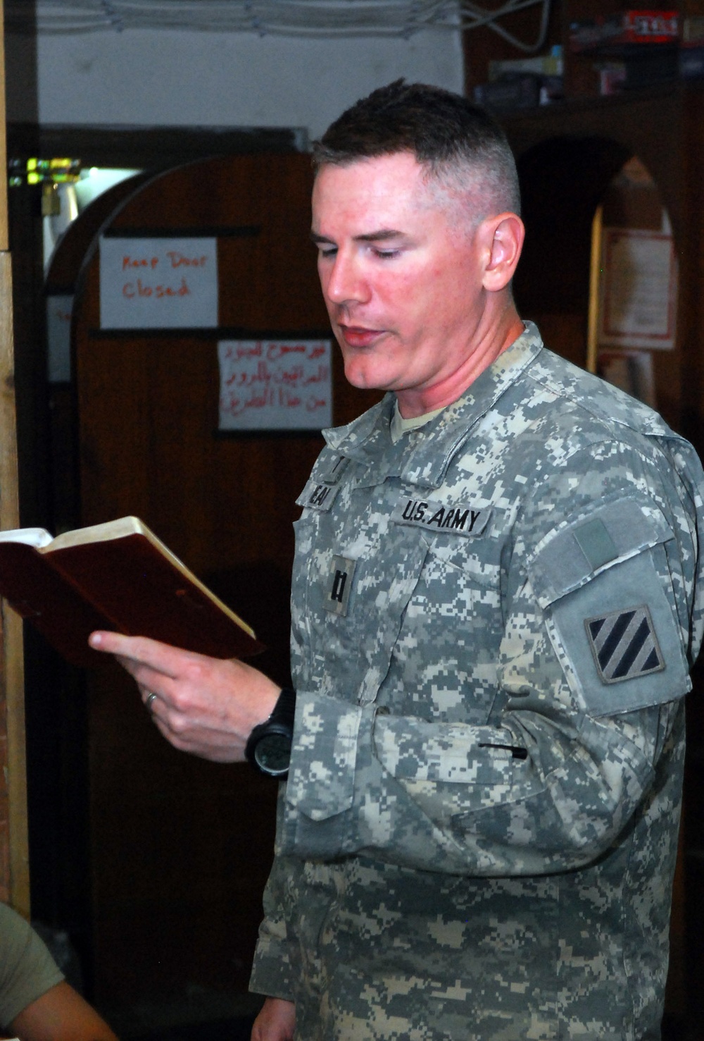 MND-B chaplain conducts church service at JSS Washash