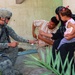 Soldiers visit girls school in Ur