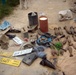 Iraqi army, national police join together; find weapons cache