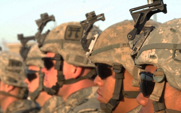 Soldiers Stand Ready