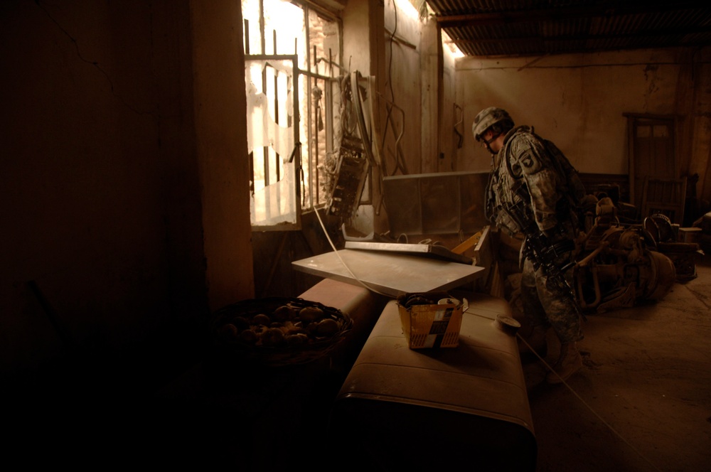 Strike Soldiers search for caches, react to enemy attack