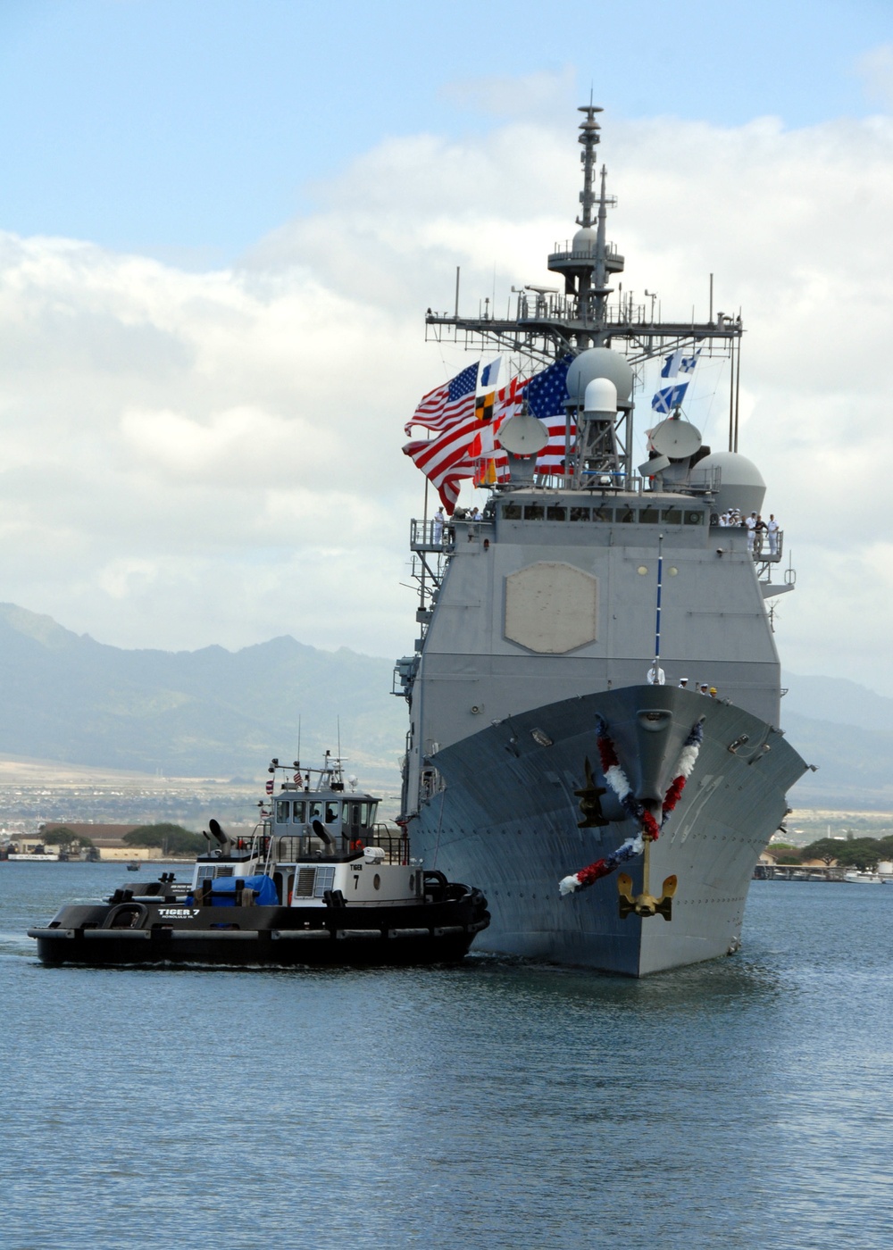 USS Port Royal, Hopper returns home