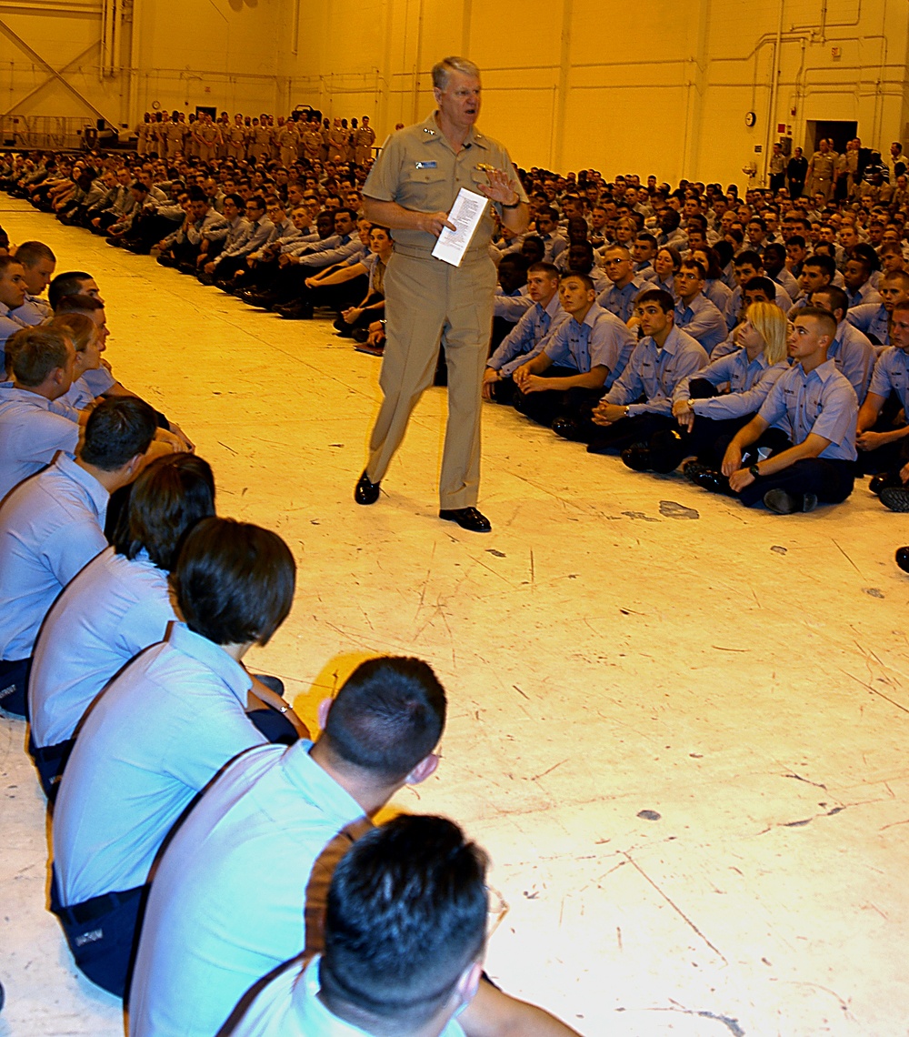 CNO, officials, visits Naval Air Station Pensacola, Corry Station