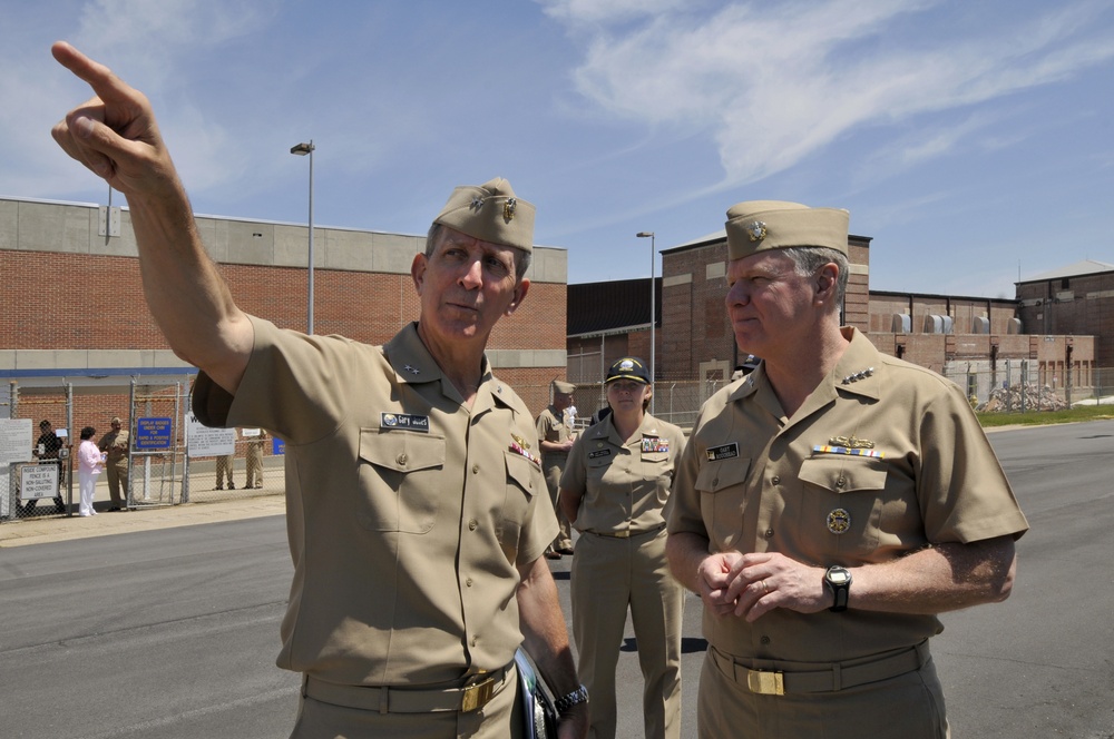 CNO, officials, visits Naval Air Station Pensacola, Corry Station