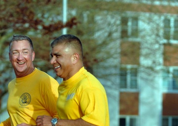 Senior Navy enlisted test drives new uniforms