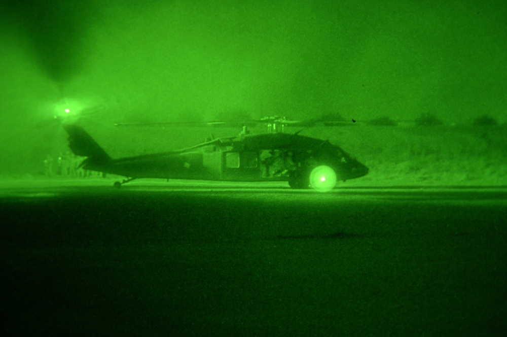 Nighttime air assault for Operation Saint Mehiel
