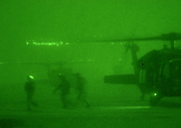 Nighttime Air Assault for Operation Saint Mehie