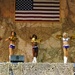 Vikings Cheerleaders Visit Bagram Air Base