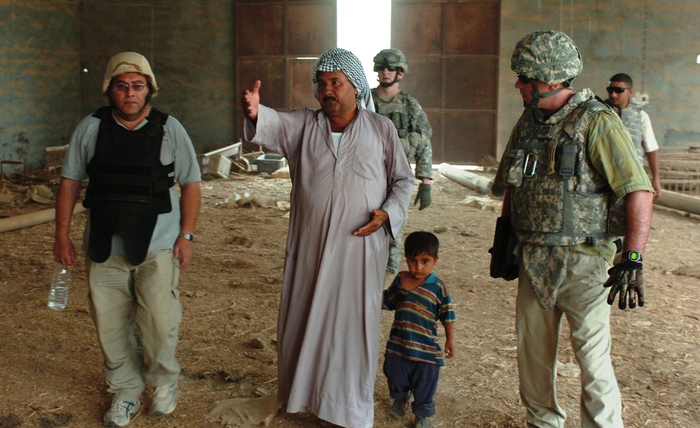 State Department, Coalition Troops Help Owner of Iraqi Feed Mill