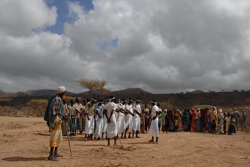 Task Force gather for well dedication ceremony in Djbouti