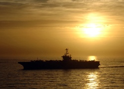 USS George Washington underway in the Pacific