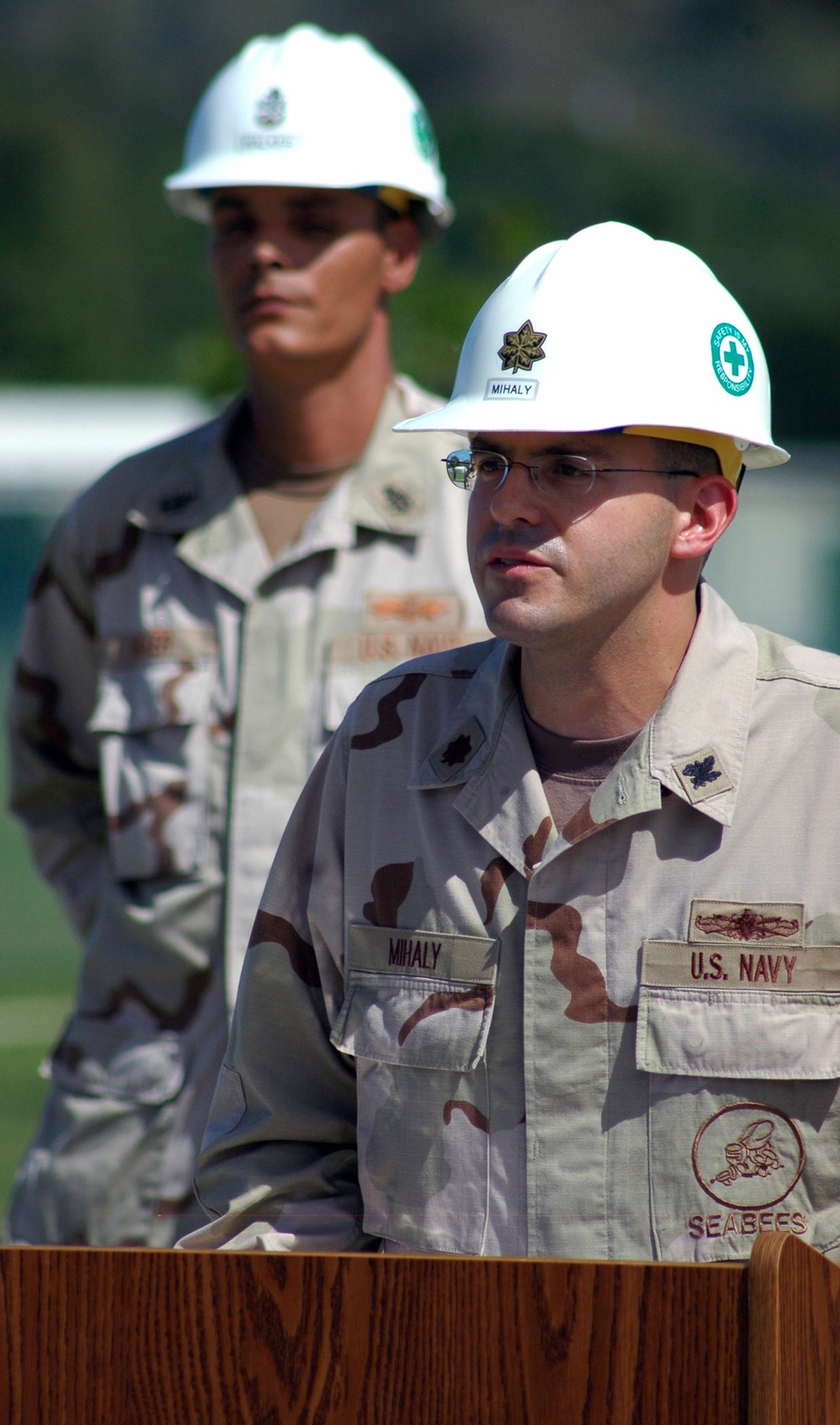 Guam Seabees hold change of camp ceremony