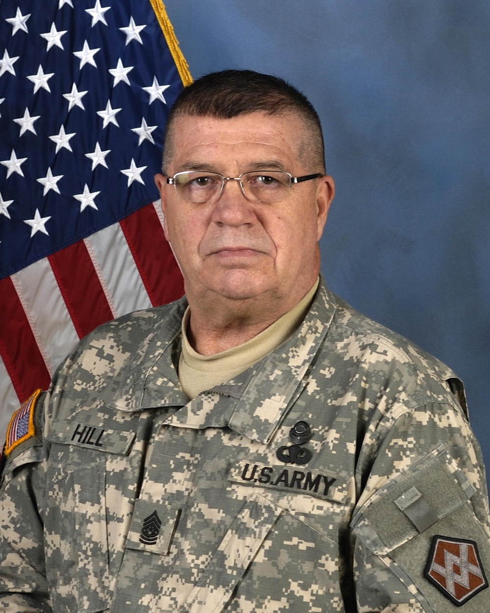 Command Sgt. Maj. James F. Hill, U.S Army 55th Sustainment Brigade