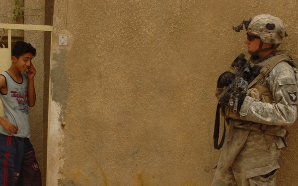 Troops patrol northern Ghazaliyah