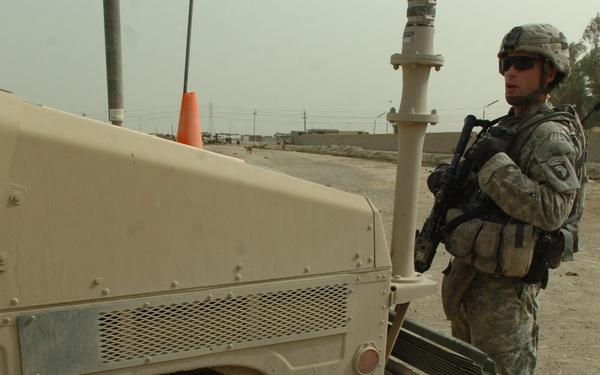 Troops set up obstacles to help halt enemy movements in, out of Shulla