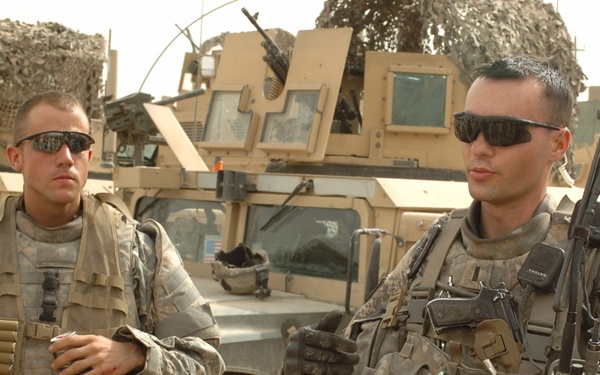 Widowmakers set up concertina wire around Shulla