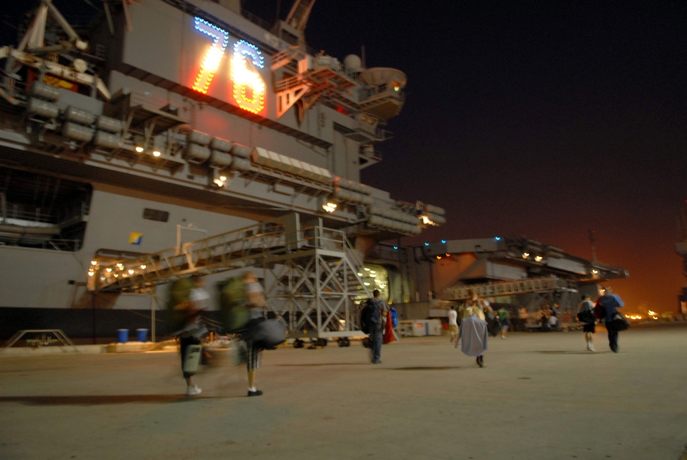 USS Ronald Reagan Deployment