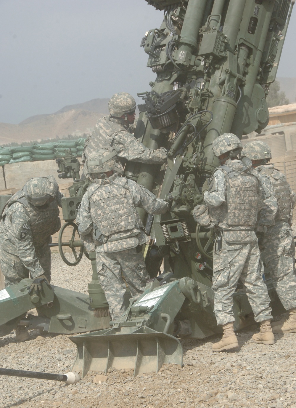 Test firing the Excaliber
