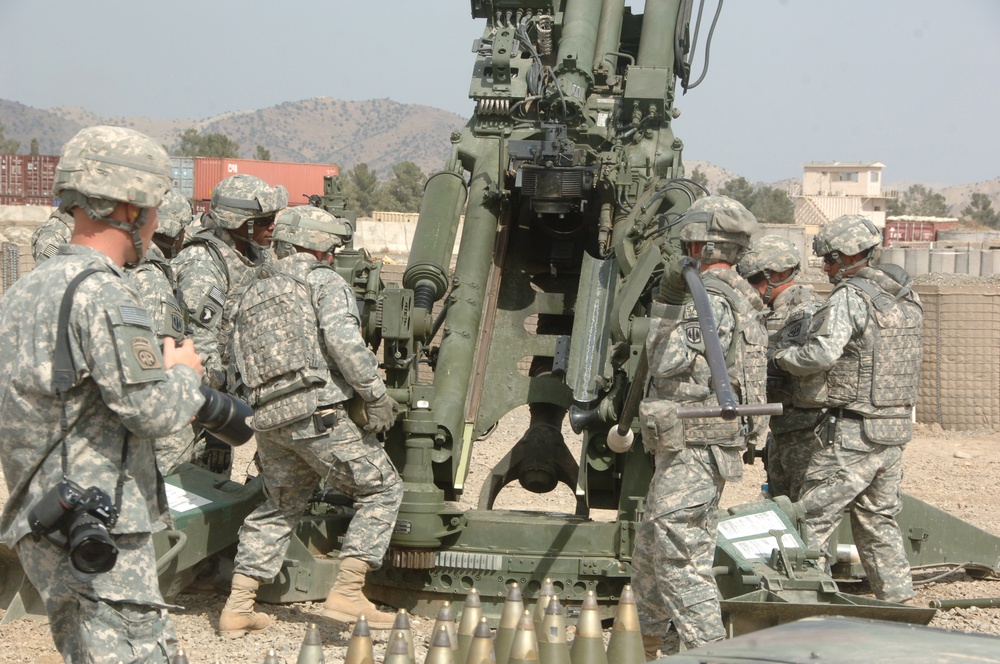 Test firing the Excaliber