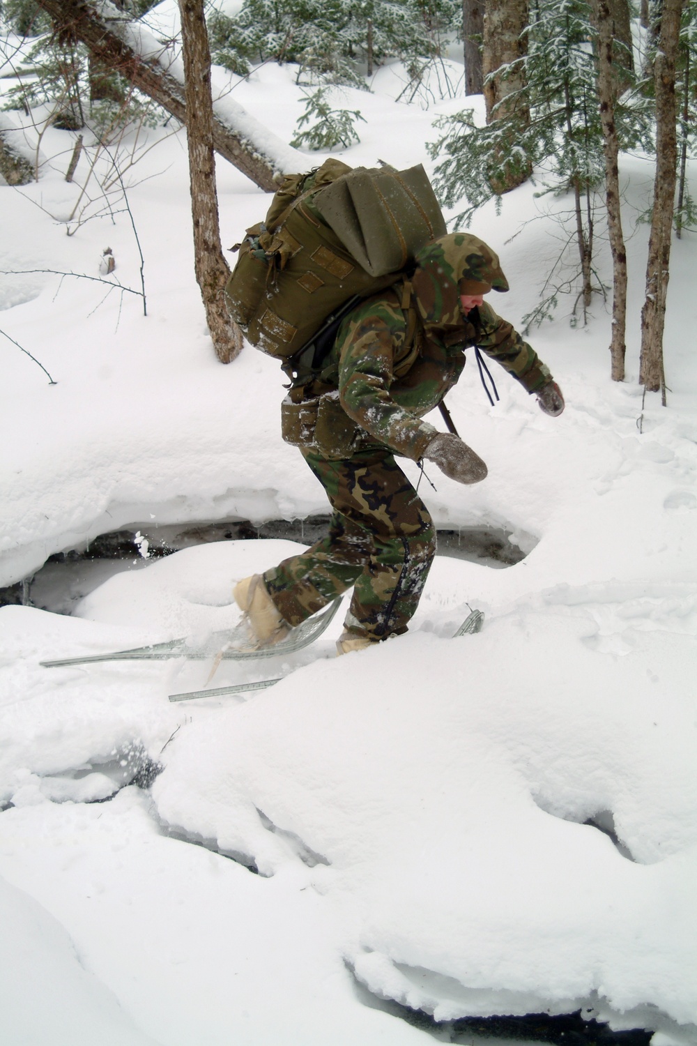 Sailors learn evasion and survival skills in Maine