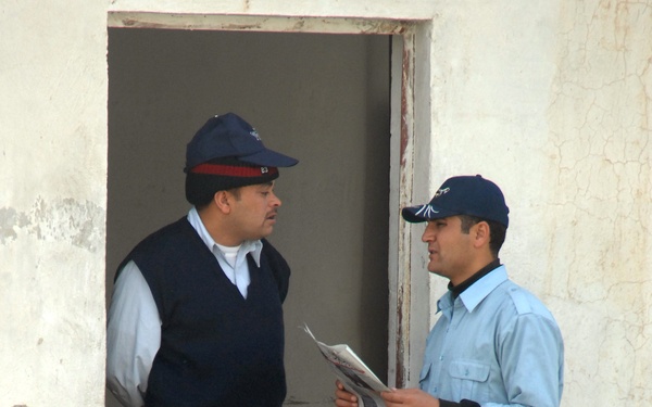 Iraqi police on duty in Diyala