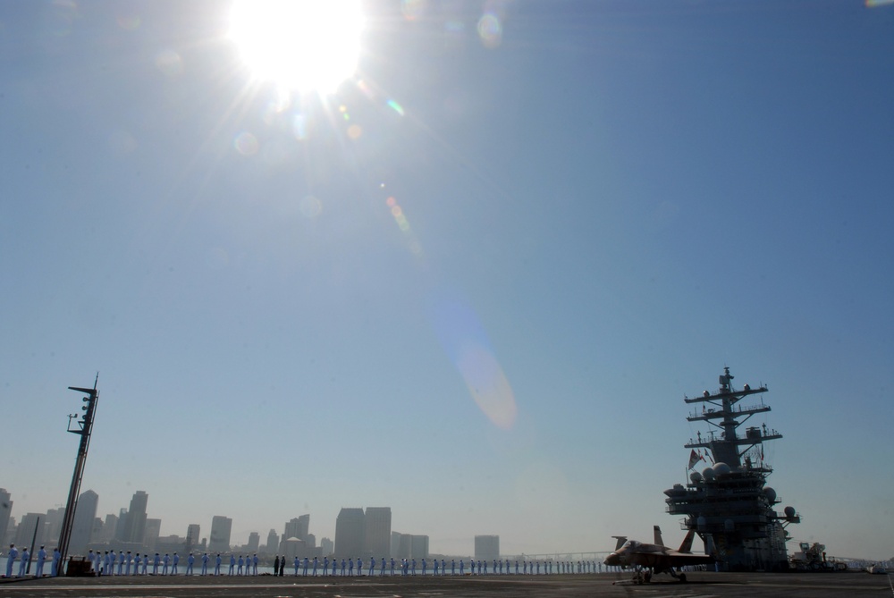 Ronald Reagan Carrier Strike Group departs on scheduled deployment