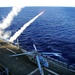 Rocket launching on the USS Tarawa