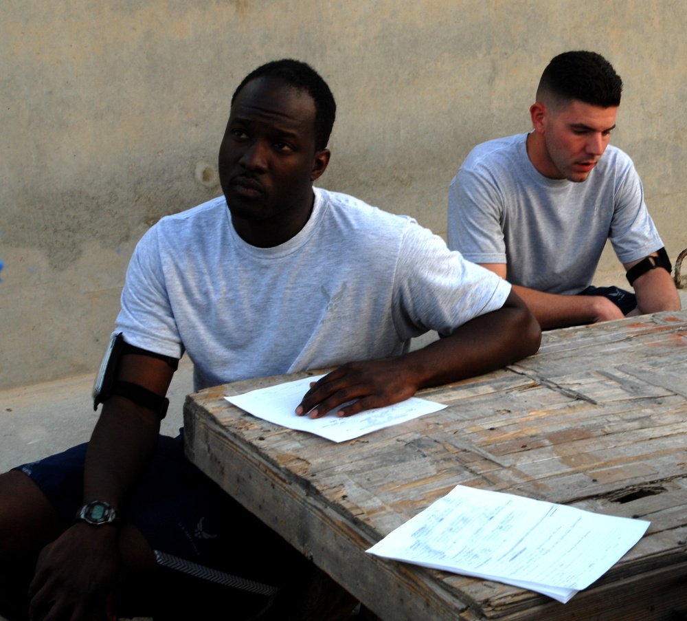 Service members save one of their own