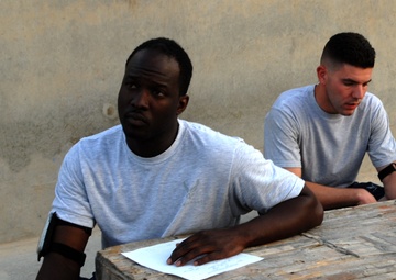 Service members save one of their own