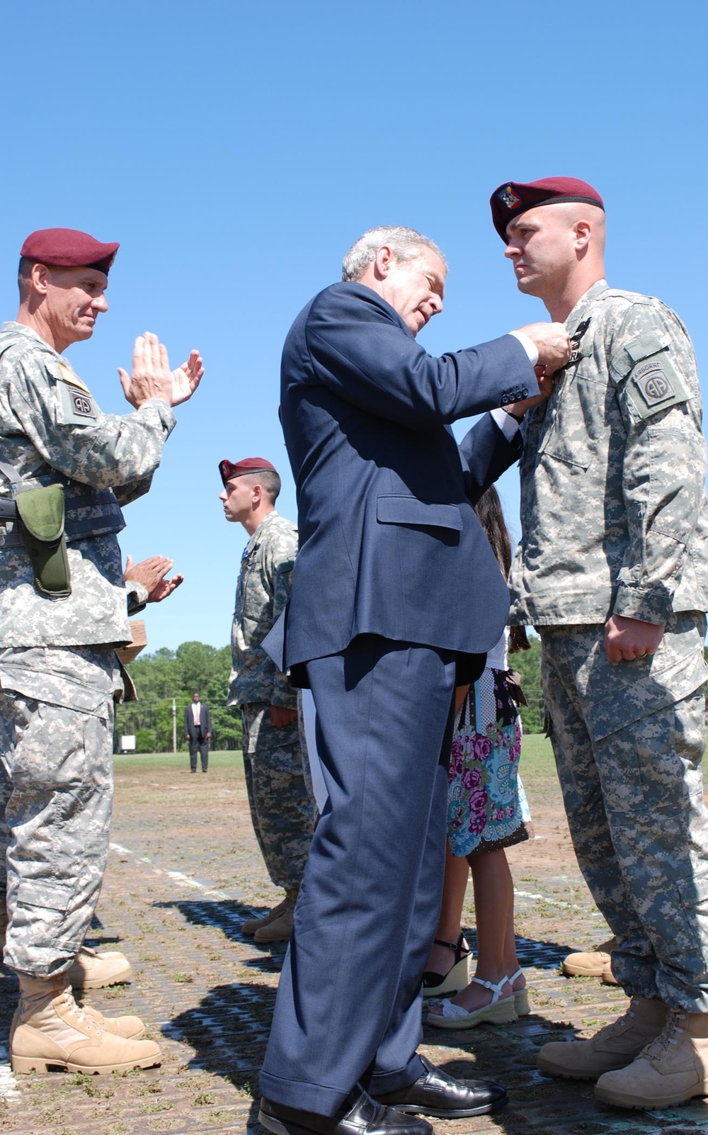 President honors Fort Bragg soldiers