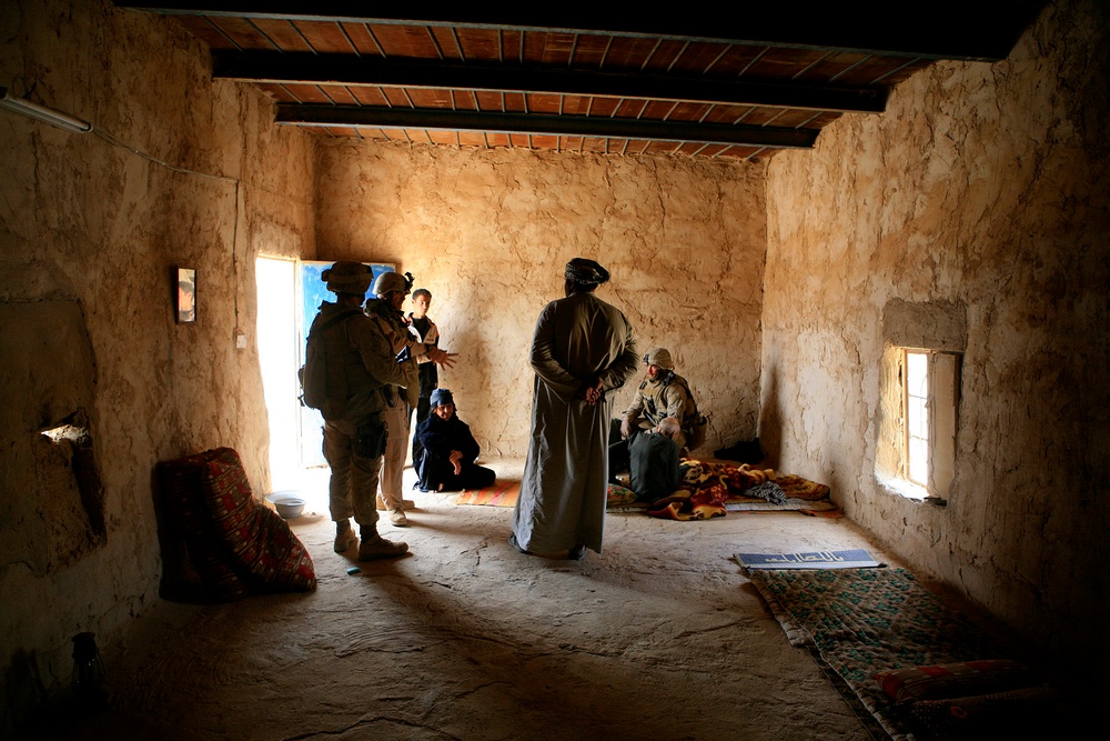 Navy Corpsman Provides Aide