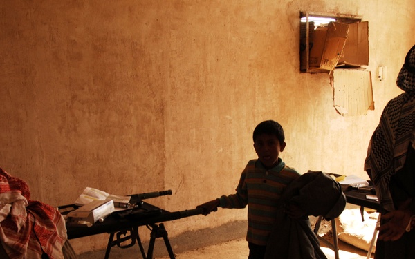 Medical visit for Iraqi man