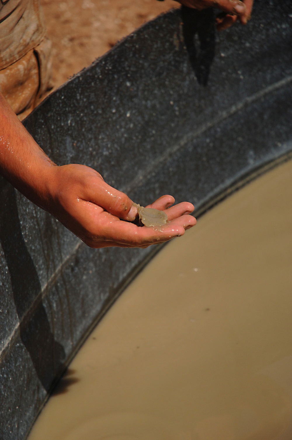 Seabees Break Ground on Water Well