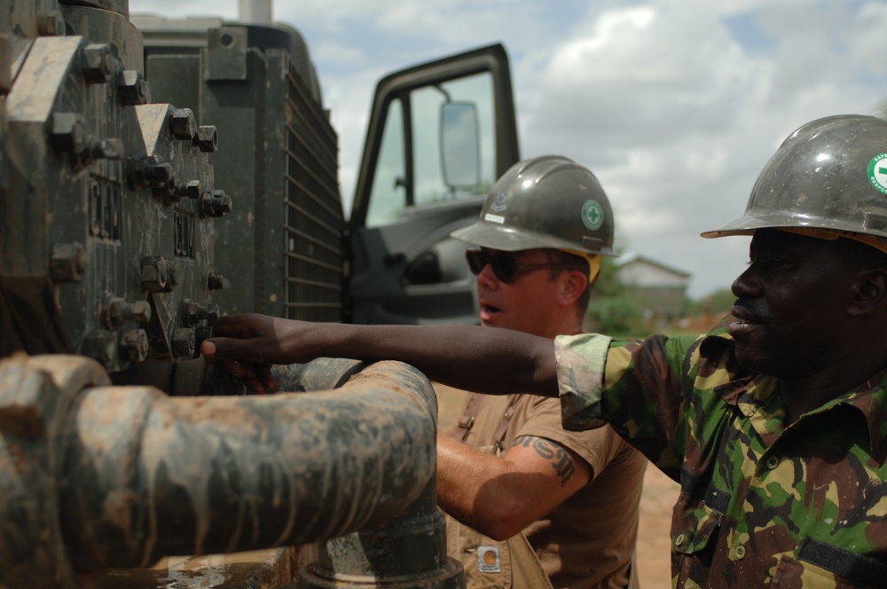 Seabees Break Ground on Water Well