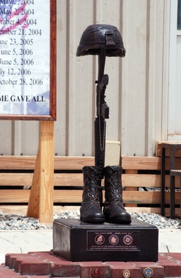 Navy Seabees Construct Monument for Own Fallen