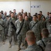 1st BCT senior NCO speaks to Raider Soldiers to stay Army Strong